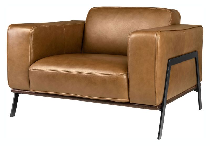 BEA, Designer Ledersessel braune Farben oder schwarz
