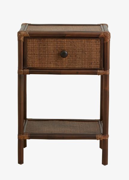 ELSE, Beistelltisch, kleiner Schrank Rattan, Nachtschrank