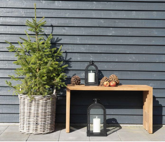BEN, Holzbank, Sitzbank 90 cm drinnen & draußen