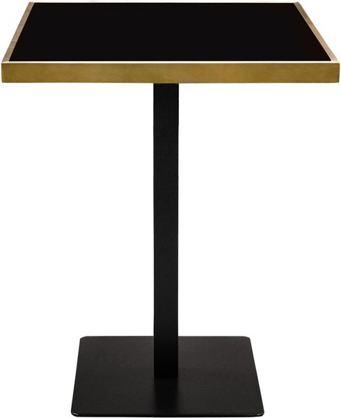 Matz-Möbel Stehtisch AIDA H 100 cm schwarz-gold