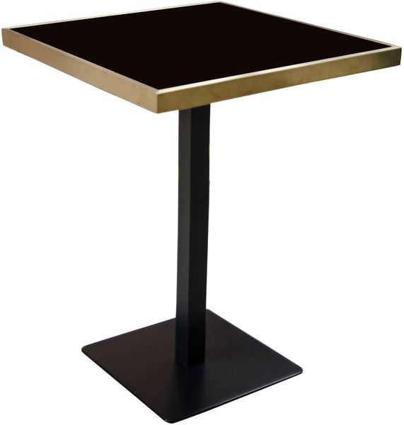 Matz-Möbel Stehtisch AIDA H 100 cm schwarz-gold