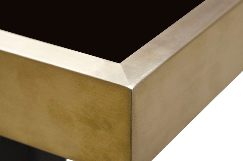 Matz-Möbel Stehtisch AIDA H 100 cm schwarz-gold