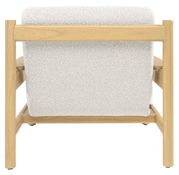 CASA, Designer Sessel natur-weiß, Lounge-Sessel