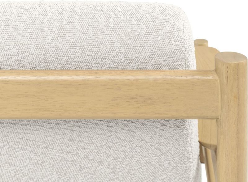 CASA, Designer Sessel natur-weiß, Lounge-Sessel