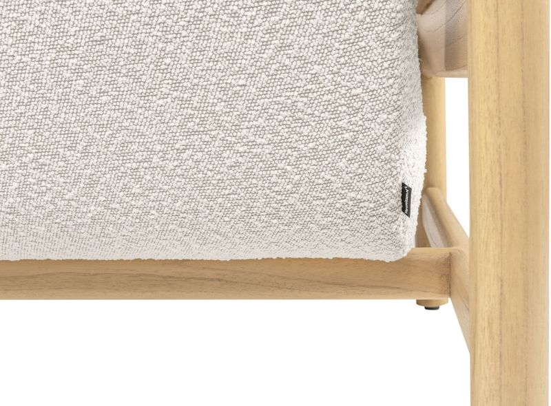 CASA, Designer Sessel natur-weiß, Lounge-Sessel