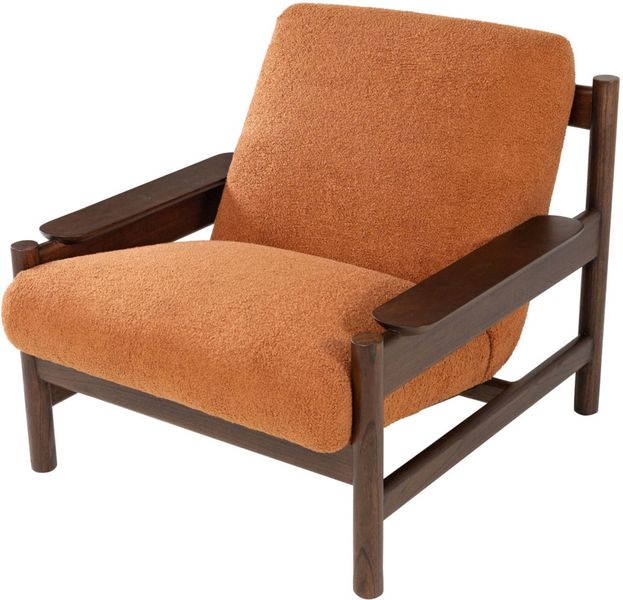 CASA, Designer Sessel terrakotta-braun, Clubsessel