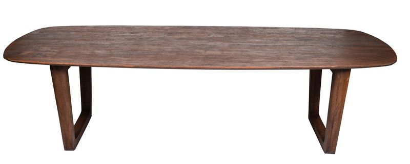 CORA, Designer Esstisch 270*100 cm dunkelbraun Holz