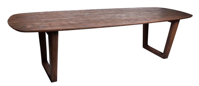 CORA, Designer Esstisch 270*100 cm dunkelbraun Holz