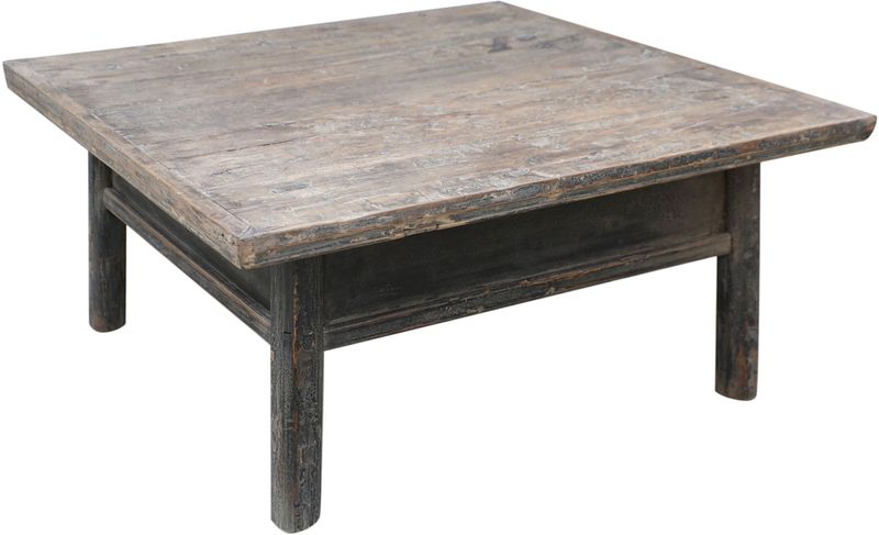 AURA, Alter Couchtisch 1Schublade antikes Unikat, Sofatisch, Wohnzimmertisch