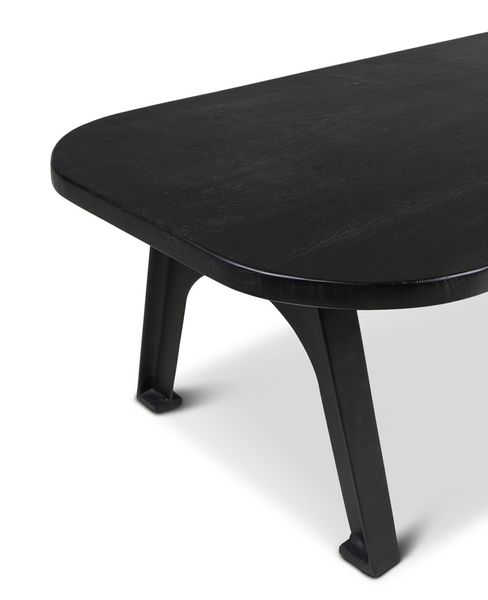 Couchtisch AMY, Wohnzimmertisch Holz schwarz B 120 cm