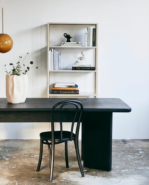 Esstisch TIA, Esszimmertisch 220 cm schwarz Holz