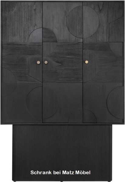 SILKA, Designer Schrank schwarz
