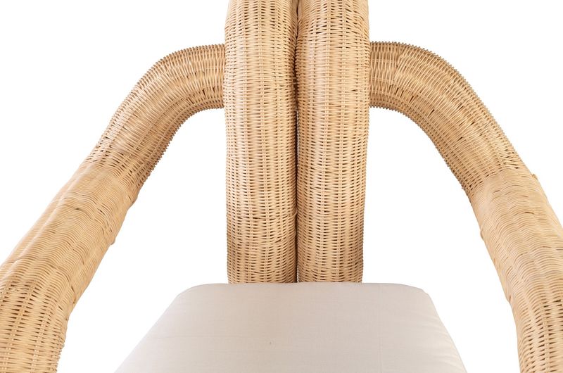 PEPP, Stylischer Designer Sessel aus Rattan