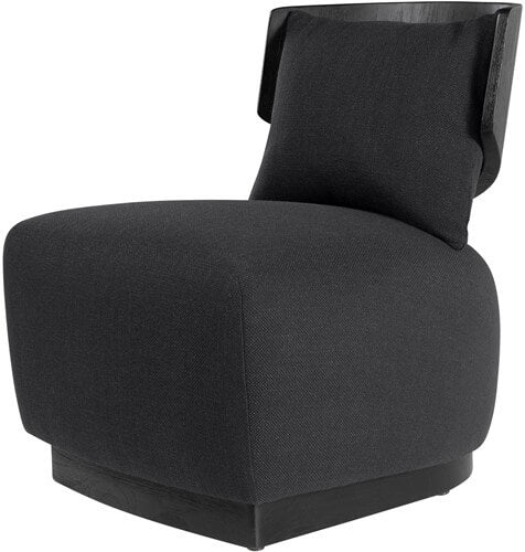VIOLA, schwarzer Designer Sessel
