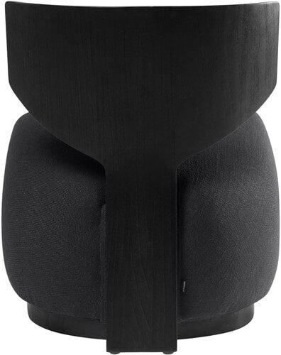 VIOLA, schwarzer Designer Sessel
