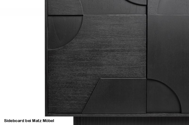 SILKA, Designer Sideboard schwarz
