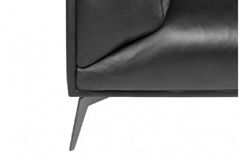 BARA, modernes Ledersofa 2 Sitzer in vielen Farben, stylische Ledercouch