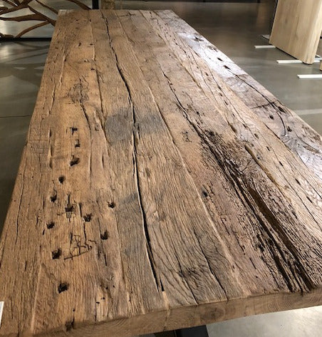 02, Tischplatte 260 cm Eiche extra gebürstet