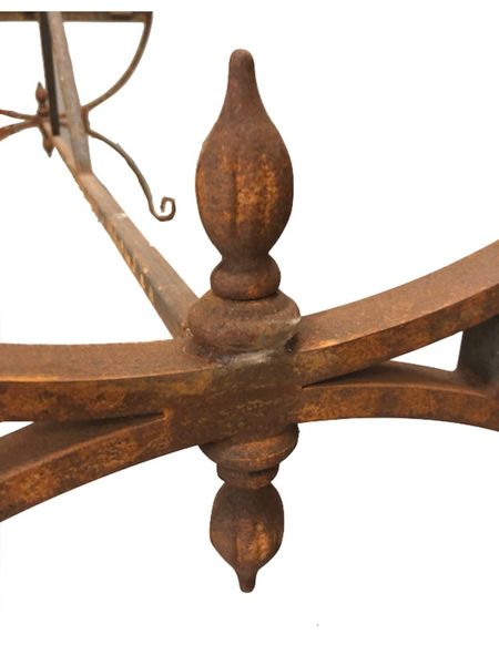 ESRA, Garten Tischgestell B 200 cm Eisen rostig französischer Landhausstil