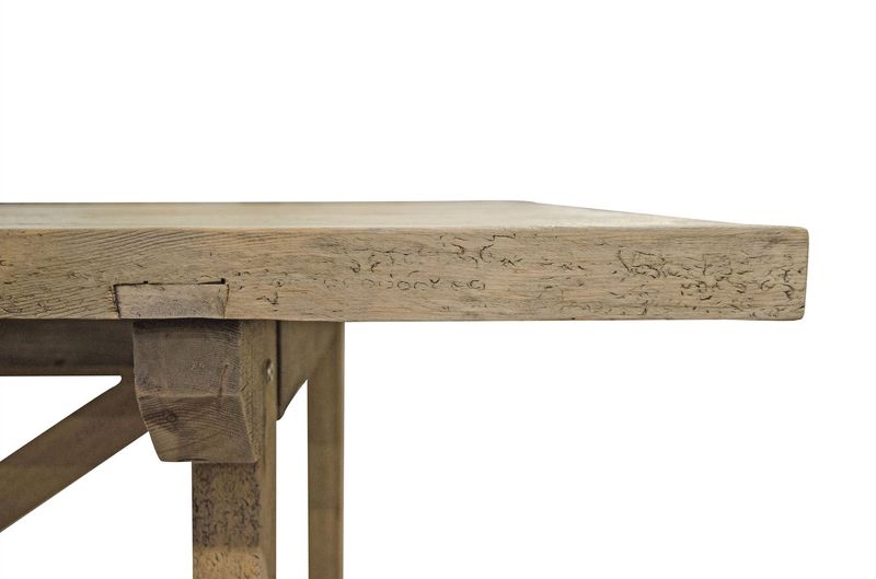 Matz Möbel Altholz Esstisch MINE in 3 Größen Holz hell, Landhausstil