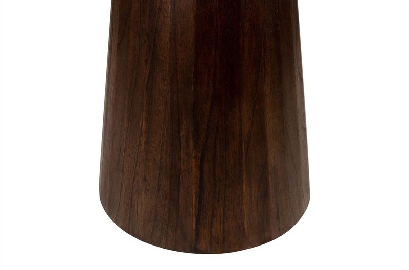 PERL, Esstisch rund D 80 cm Holz dunkelbraun, Designertisch