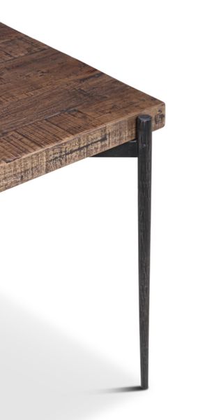 Esstisch NILS quadratisch Holz-Metall industrial 80*80 cm
