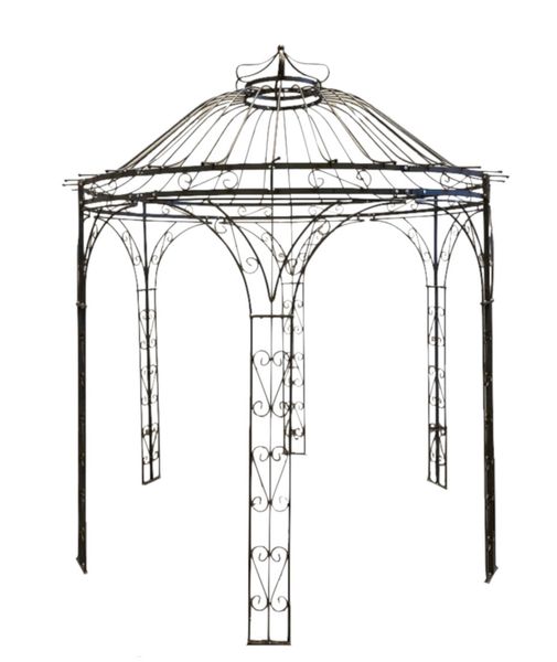 Romantischer Garten-Pavillon aus Eisen 260*260*H 300 cm