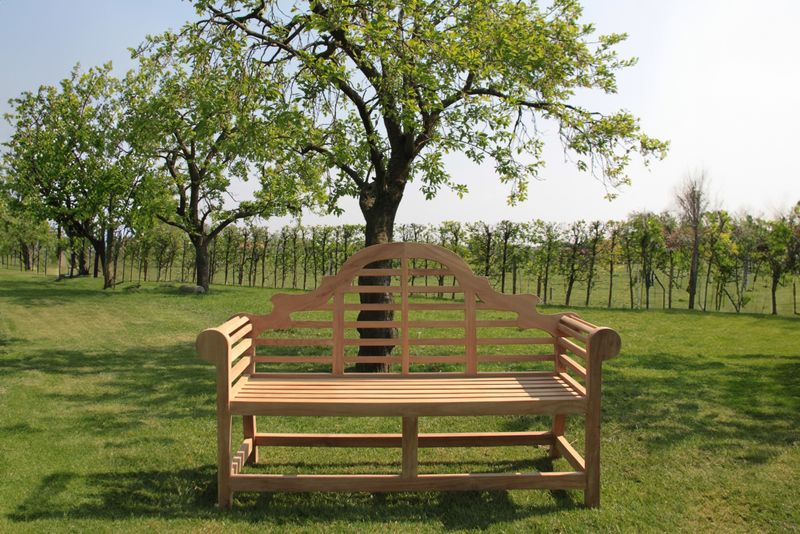 Gartenbank ENY 2 Sitzer Holz Länge 150 cm im Landhausstil