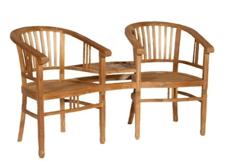 STINE, Holz Gartenbank Loveseat