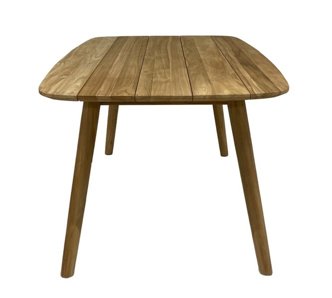 ANO, Gartentisch L180 cm Massivholz Teak