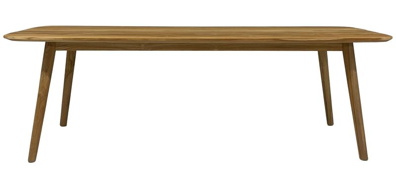 ANO, Gartentisch L 240 cm Massivholz Teak