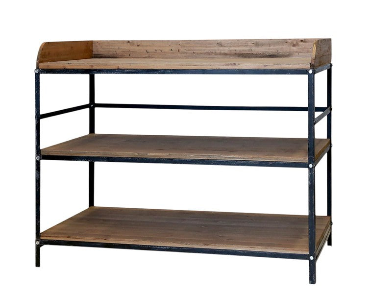 ANTA, Industriedesign Konsolentisch B 120 cm Holz-Metall