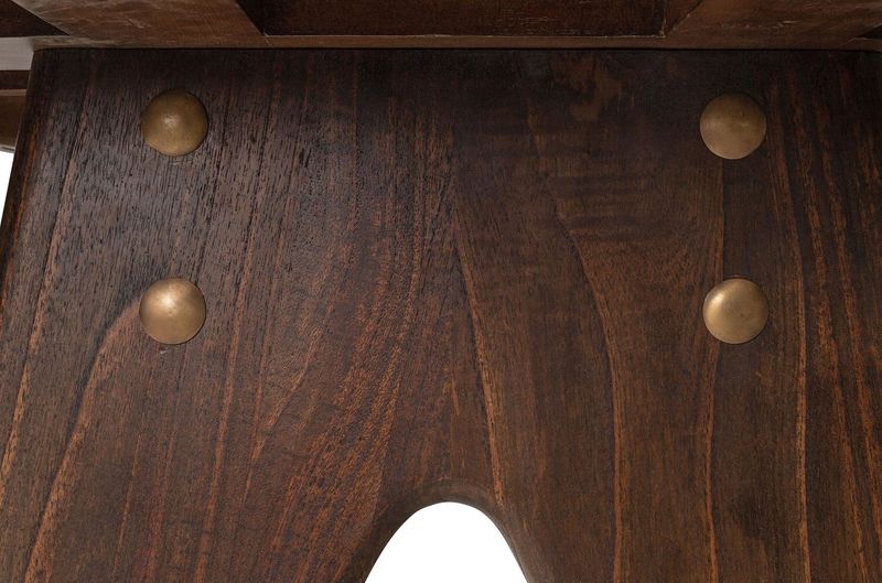 ISKO, Designer Esstisch Holz dunkelbraun in 3 Größen, moderner Holztisch