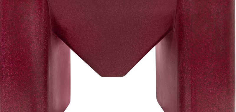 ISMA, Designer Couchtisch rot quadratisch, Designermöbel