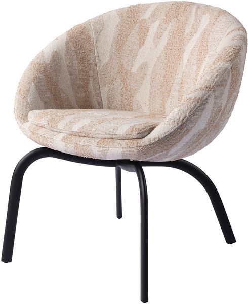 JOEY, Esszimmerstuhl, Polsterstuhl beige, Designer Stuhl