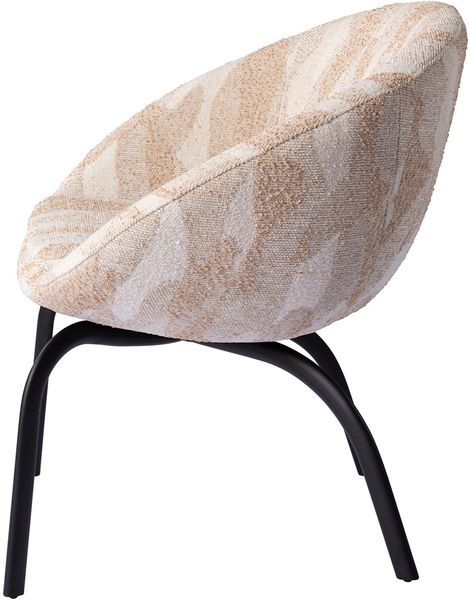 JOEY, Esszimmerstuhl, Polsterstuhl beige, Designer Stuhl