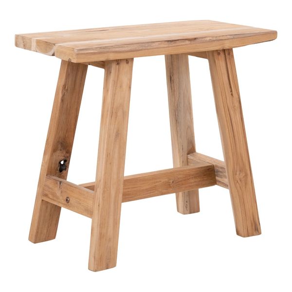 EVA, Kleine Holzbank, Gartenbank 50 cm, Holzhocker