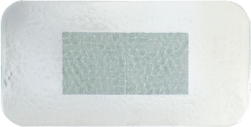 KANA, Keramik Konsolentisch B 80 cm weiß und grünes Glas, Designermöbel