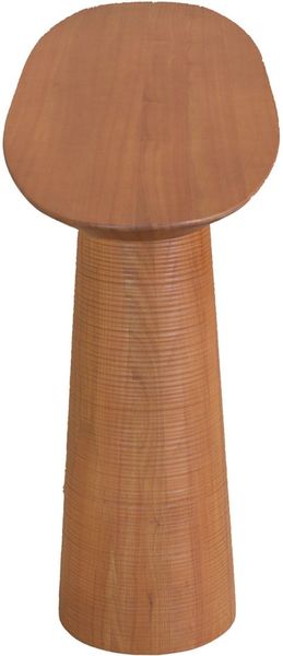 Moderner Konsolentisch oval JAMA Holz B 160 cm auf Säulen