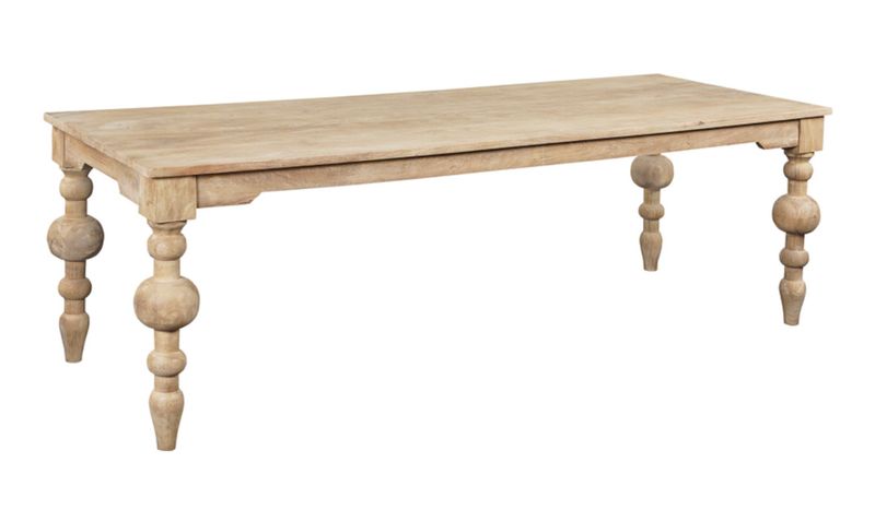 Landhaus Esstisch VANA 240 cm natur Holz