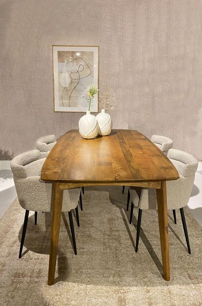 LEA, Esstisch 180*90 cm Holz, Retromöbel