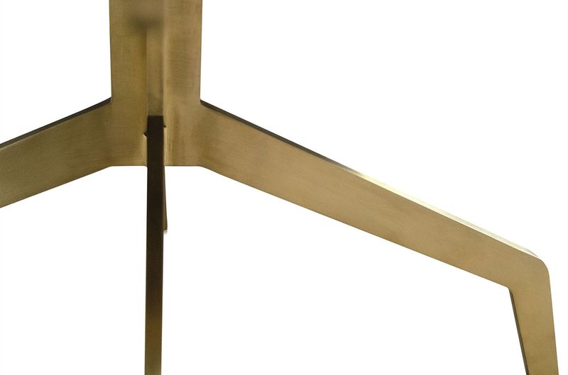 Marmortisch, Couchtisch RADI rund D 70 cm gold Spider-Säulenfuß, Design Tisch
