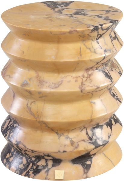 AMY, Marmortisch, Marmor Beistelltisch rund 30,5 cm, Hocker