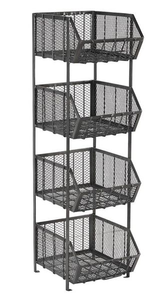 Matz Möbel Industriedesign Regal ESA mit 4 Körben