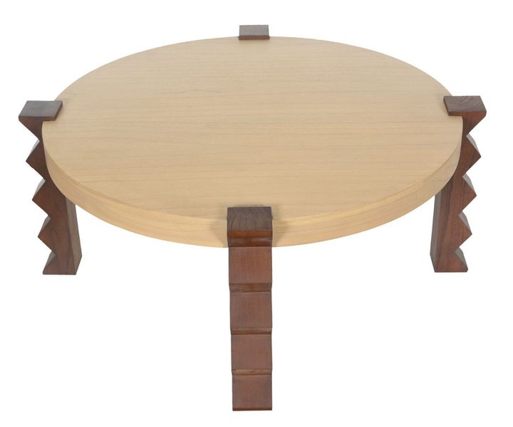 Matz Möbel Designer Couchtisch ZETA rund D 100 cm