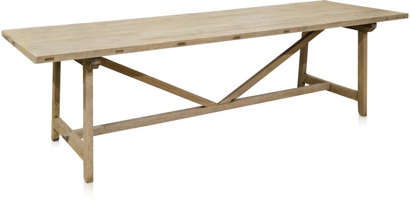 Matz Möbel Altholz Esstisch MINE in 3 Größen Holz hell, Landhausstil