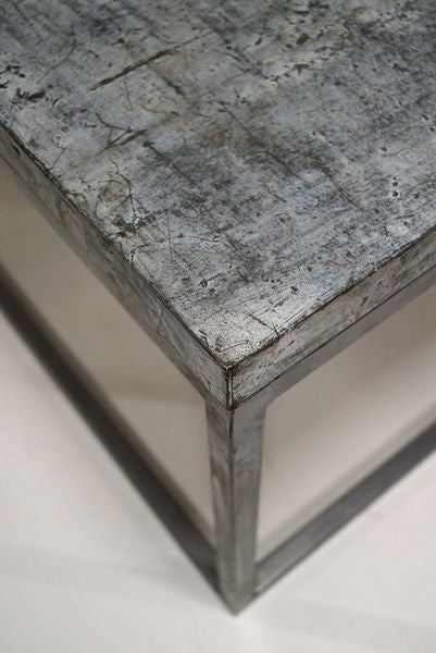 Matz-Möbel Couchtisch FRED quadratisch Metall 70*70 cm Industriedesign