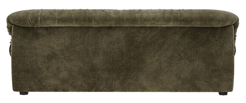 Matz Möbel Samt Sofa MAILA grün 3 Sitzer, gemütliches Wohnzimmer Sofa
