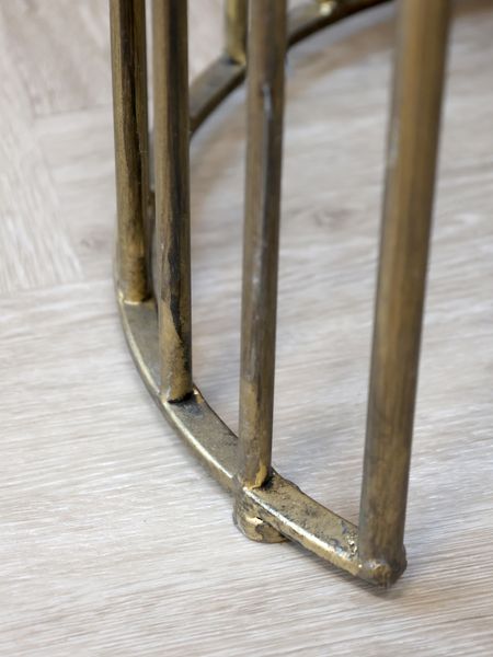 JOSH, Regal H 186 cm oval Metall & Holz Industriedesign