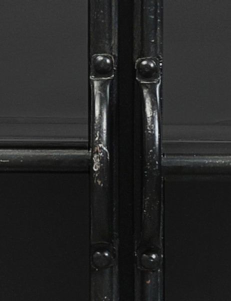 Metall Vitrine TEO mit 3 Glastüren